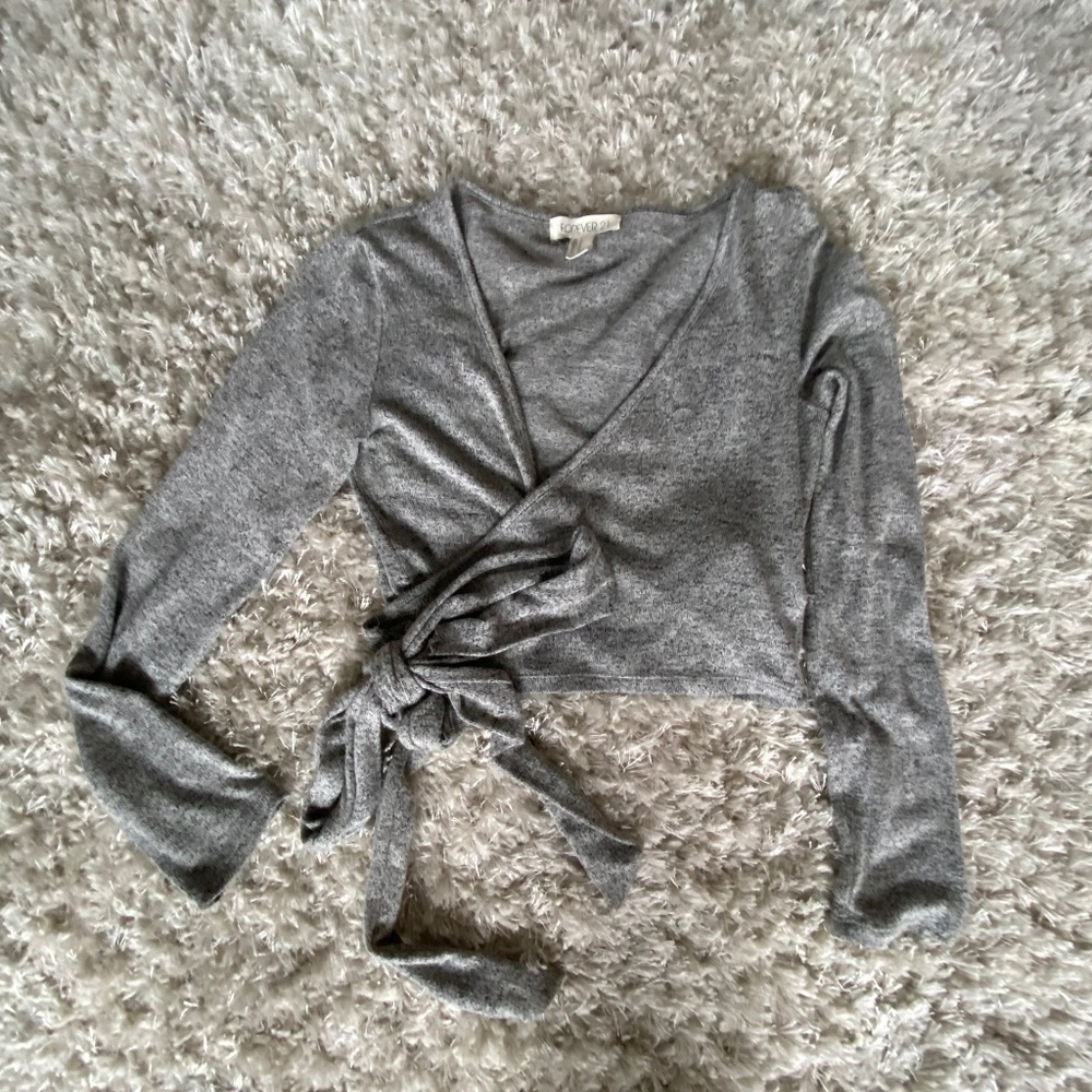 Wrap tie women’s shirt